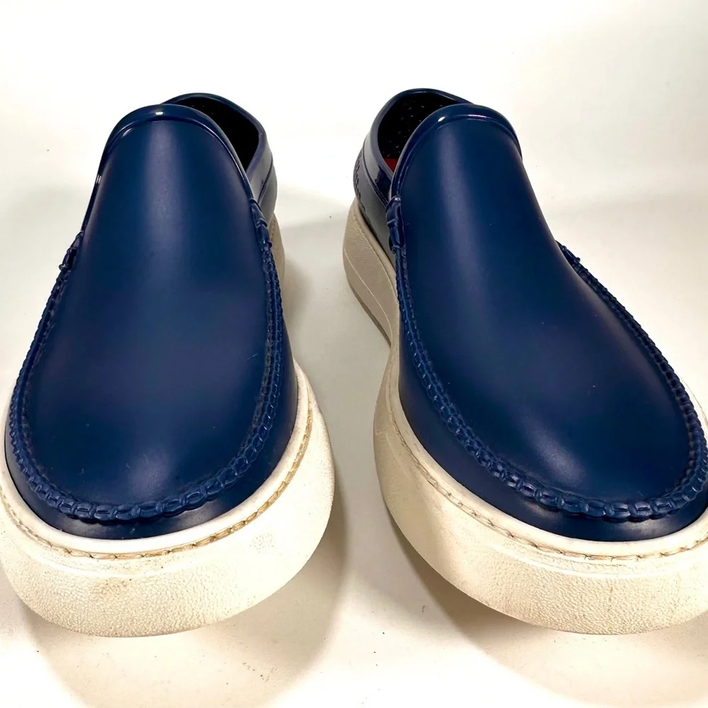 Salvatore Ferragamo Men's Fury 2 Synthetic Loafers/Boat Shoes Size 9 - Picture 10 of 16